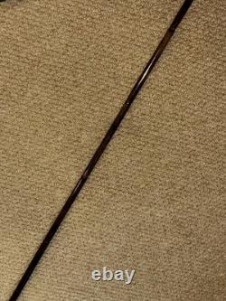 Antique Partridge Wood Petite Walking Stick Cane Hand-Carved Bearded Man Top