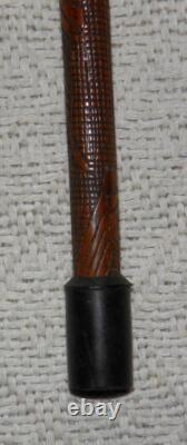 Antique Qing Dynasty Chinese Oriental Treen All Hand Carved Walking Stick / Cane