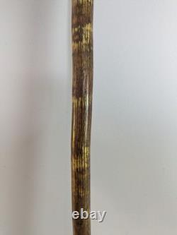 Antique Rams Horn Shepherds Crook Walking Stick Carved Handle 97cm (38.5)