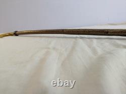 Antique Rams Horn Shepherds Crook Walking Stick Thistle Carved Handle 106cm