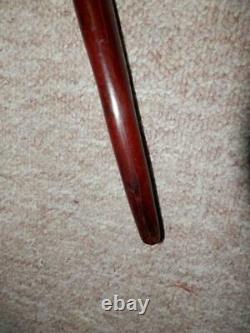 Antique Rosewood Traditional Carved African Tribal Staff/Walking Stick 101cm