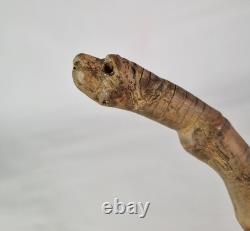 Antique Semi-Flexible Whangee Bamboo Cane Walking Stick Hand Carved Dog Handle Antique Semi-Flexible Whangee Bamboo Cane Walking Stick Hand Carved Dog Handle