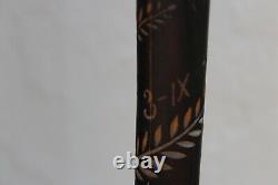 Antique Sept 1945 Hand Carved Walking Stick, Cane, Signed, Tribal, African, Explorer