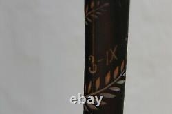 Antique Sept 1945 Hand Carved Walking Stick, Cane, Signed, Tribal, African, Explorer