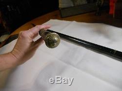 Antique/Vintage Sword Walking Cane/Stick Carved Bone Inlay 36