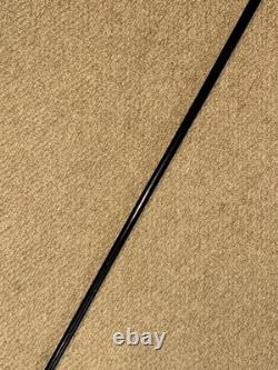 Antique Walking Stick Cane Hand-Carved Bird Handle & Hallmarked 1916 Silver