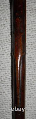 Antique Walking Stick / Cane Hand Carved Lady's Head Shaft With Carved Snakes