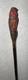 Antique Walking Stick Hand Carved Bird Handle With Glass Eyes Gold Plated Collar
