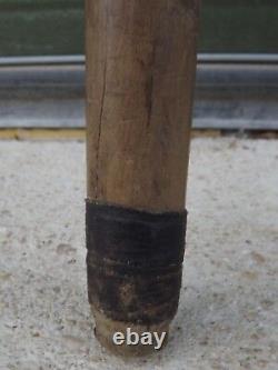 Antique Wooden Walking Stick with Carved Head Handle Kepkypa Corfu (90cm long)
