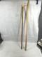 Antique cane walking stick carved handle dated Baldwin Xmas 1869 original
