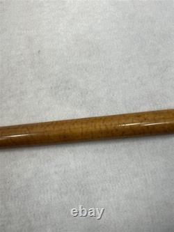 Antique cane walking stick carved handle dated Baldwin Xmas 1869 original