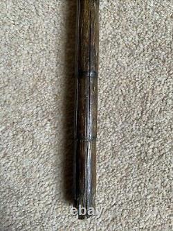 Antique silver collar Vintage Walking Stick Cane Carved Ornate