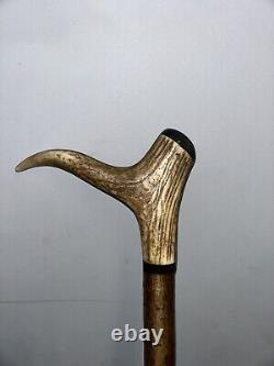 Antler Hand Carved Walking Stick