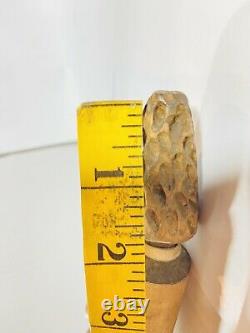 Authentic OLD Native American Medicine Man Walking Stick Hand-Carved Staff