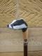 Badger Head Handle Handmade Wood Carved Unique Wooden Walking Stick Cane