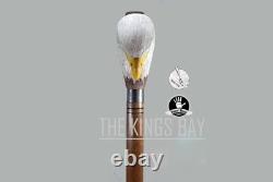 Bald Eagle Wood Walking Stick Cane Bird Handle Hand Carved Walking Stick Gift Q1