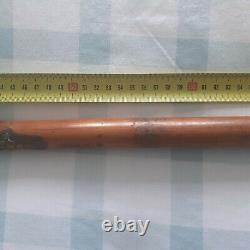 Bamboo Burr Root Walking Stick With Chinese Carvings And Chinese Inscription