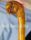 Bird GF Hand Carved Wooden Walking Stick Parrot Handle Walking Cane