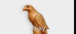 Bird on Cane Handmade -Carved Cane Exclusive Walking Stick Cane Gift Decor Item