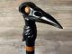 Black Raven Cane Walking Stick Wood Wooden Cane Handcarved Carving Handmade Walk