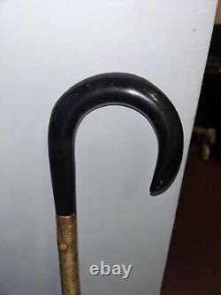 Buffalo Hand Carved Walking Stick