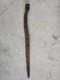 Cane Walking Stick Wooden Carved A Snake Date Of 24/10/1899 Monogram Je