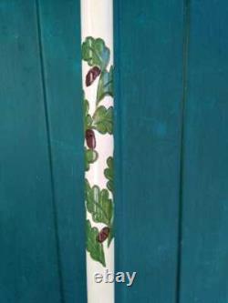 Carved Hand Painted White Stick Cat Walking Stick Cane Wooden Cane Gift