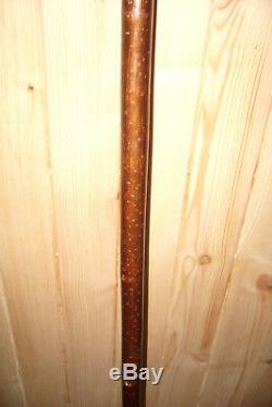 Carved Horn Handled Shepherds Crook/walking stick/hiking pole