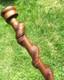 Carved Vintage Stack Spiral Twist Wooden Walking Stick cane 37