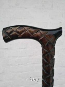 Carved Walking Stick Man Gift for New Best Design Unique Style