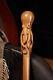 Carved Wooden Walking Stick Walking Cane Stick Best Octopus Head Handle Hand Gif