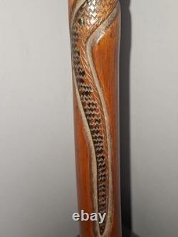 Chinese Bamboo Carved Walking Stick