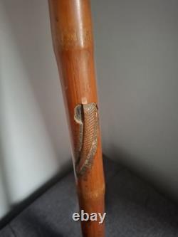 Chinese Carved Bamboo Walking Stick
