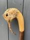 Collectors Hand Carved Curlew Head Walking Stick On Blackthorn Shank