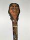 Dartmouth 1924 Mascot Carved Wood Indian Head Walking Stick Griffin Graduation