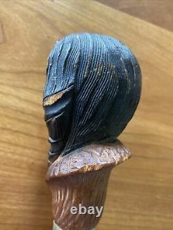 Dartmouth College Senior Class Cane Rare Unique Hand Carved Wood Walking Stick