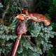 Deer Handmade Walking Cane, Unique Hand carved Hiking stick Gift for Men