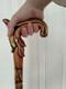 Deign wooden hand carved walking stick for men women walking cane handmade