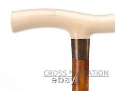 Derby Handle Unique Style Carved Walking Wooden Walking Stick new handmade Gift