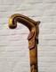 Design wooden hand carved walking stick for men women walking cane handmade