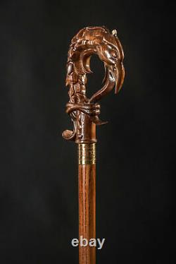 Designer Walking canes Walking Stick Dragon Dear Walking cane Hand Carved