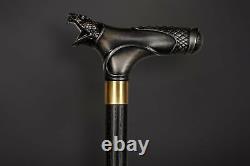 Designer Walking canes Walking Stick VIP Snake Black Walking cane Hand Carved II