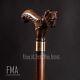 Dog Hand Carved Walking Stick Walking Cane Exclusive Canes Design Xmas Best Gift