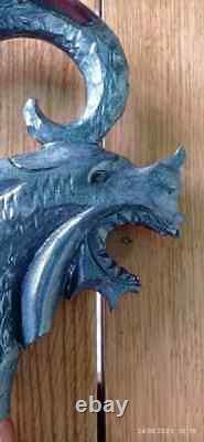 Dragon Carved walking sticks Dragon hand made Wood walking stick