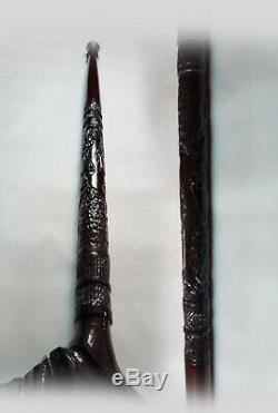 Dragon Carved, walking sticks Dragon, handmade cane, Dragon Wood walking stick