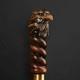 Eagle Head Walking Stick Hand Carved Wooden Cane Handmade Designer