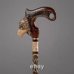 Eagle Walking Cane Carved Wooden Cane Fashionable Walking Stick Costume