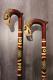 Eagle Wooden Cane Walking Stick Support Canes Handle Handmade Hand Carved New