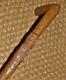 Edwardian Hand-Carved Walking Stick/Cane Scottish Thistle- Balmoral Caste 1905