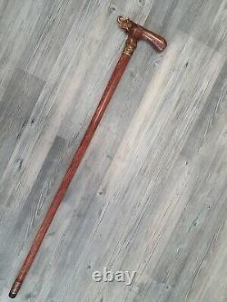 Elephant walking stick (cane), handmade, hand carved